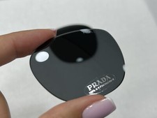 Prada Replacement Lenses For Sunglasses SPR 03X Gray 53 mm Authentic
