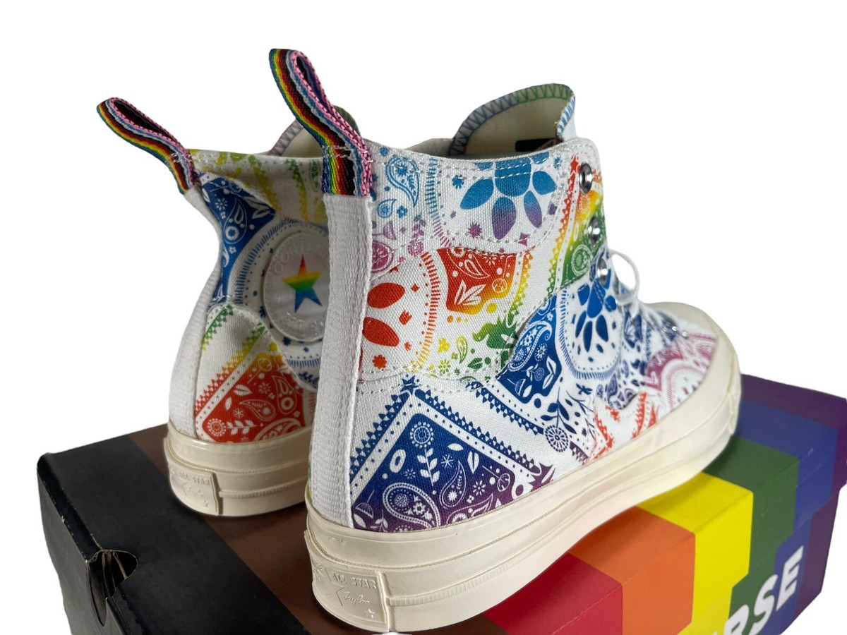 Converse Chuck 70 Hi Pride Rainbow Paisley Sneaker A02266C