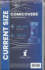 Comic Care Current Comic Polyethylene Bags 6-7/8" x 10 1/2" Plus 1 1/2" Flap
