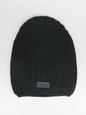 UGG Cardi Stitch Hat Black Herren Wintermütze schwarz Strickmütze 