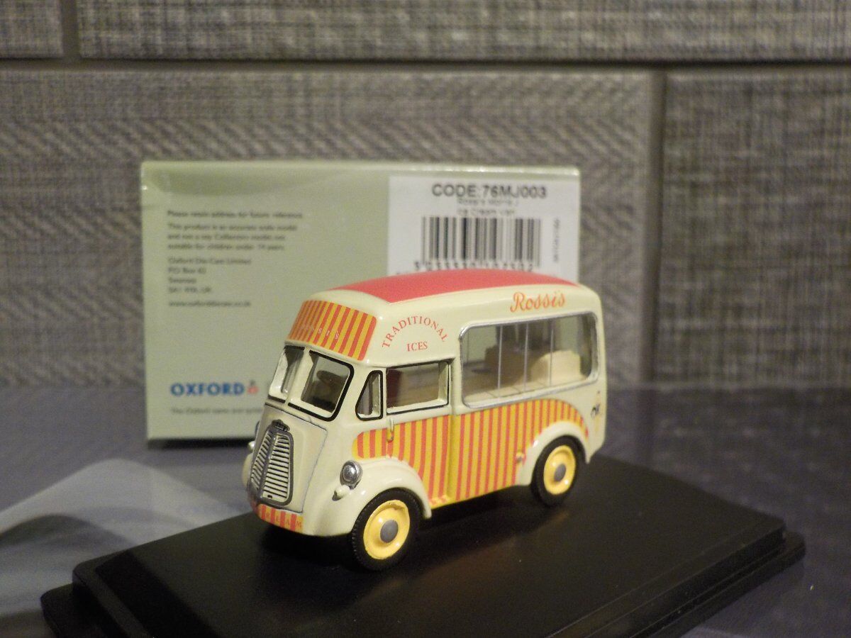 Morris J - Ice Cream Van - Rossi's - Oxford Diecast 1/76 Model Van