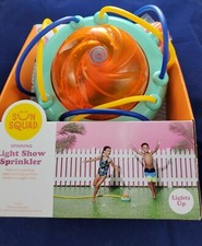 Sun Squad Wet Wild Light Show Sprinkler Wiggle Tubes Water Fun Kid's Lawn Toy