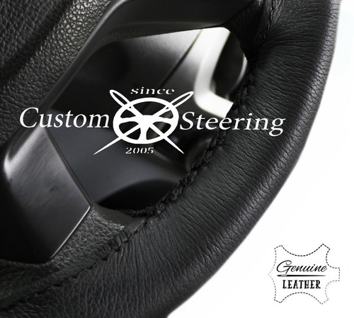 Cubierta del volante de cuero negro para KIA K2500 2021-presente muchos colores de rosca - Imagen 4 de 12