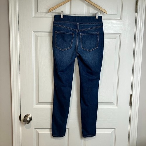 Talbots Flawless Jegging Pull On Ankle Mid RIse Blue Denim Jeans Size 2 - Picture 2 of 11