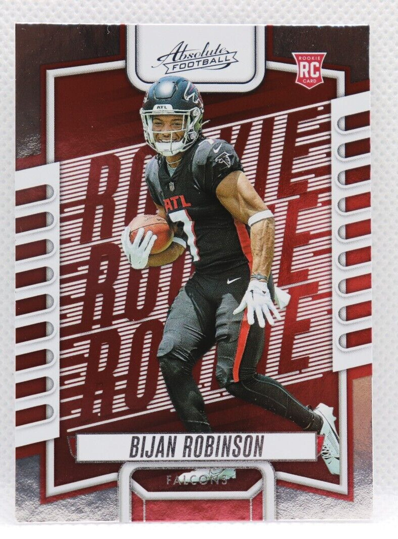 2023 Panini Absolute Football Bijan Robinson #106 Rookie RC Atlanta Falcons