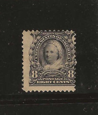 US Scott #306 mint never hinged 8c violet blk Martha Washington, 1902 reg issue