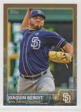 Joaquin Benoit #482 2015 Topps gold border serial MINI card 1/1 Padres Phillies