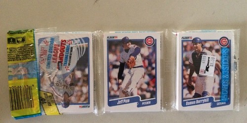 1990 Fleer Baseball Card Pack Jeff Innis Jeff Pico Damon Berryhill | eBay