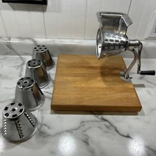 Cory FlavorSeal Salad Maker Cutter Chopper Shredder Grater + Wooden Stand RARE