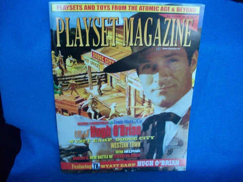 Playset magazine #66 Hugh O'brien/Wyatt Earp Marx western town playsets
