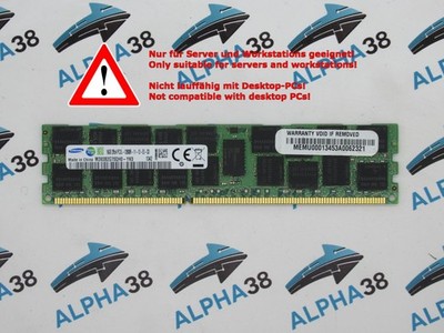 Samsung 16 GB RDIMM ECC Reg DDR3-1600 Server RAM Supermicro X9DR3-F