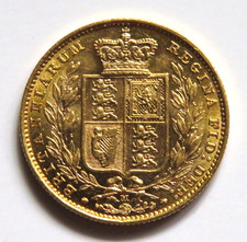 Australia. 1882 Melbourne - Shield Sovereign.. gEF/aU - Near Full Lustre (rev)
