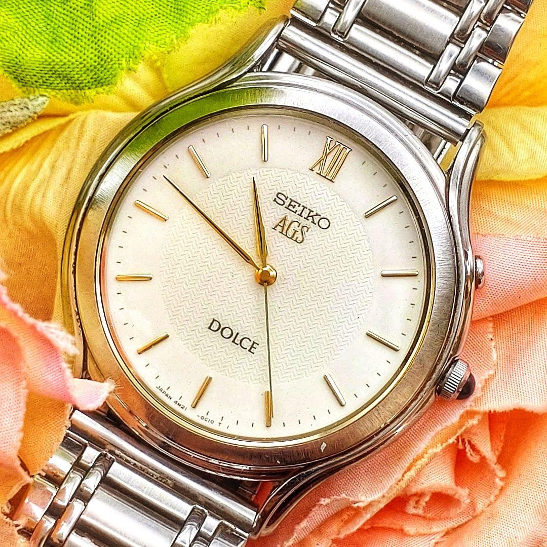 SEIKO Tested Watch Men's Design Stylish Dolce Automatic Gold AGS - VintageWatches.PK SEIKO Tested Watch Men's Design Stylish Dolce Automatic Gold AGS - vintagewatches.pk