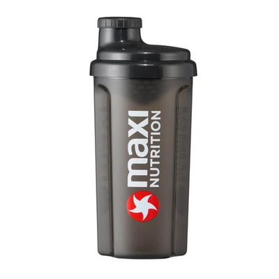 Protein Shaker für Eiweiß Getränke 500 ml schwarz mit Sieb klumpenfrei shaken