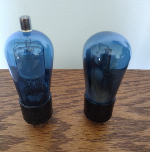 Two Arcturus vacuum tubes--good for display