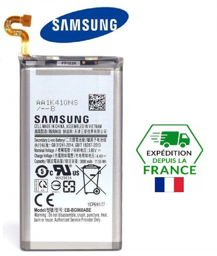 Batterie Original Samsung Galaxy S9 neuve EB-BG960ABA ou EB-BG960ABE  neuf - Imagen 1 de 1