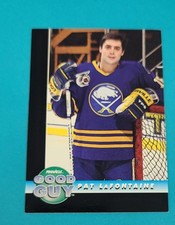 1992-93 Pinnacle #254 Pat LaFontaine Buffalo Sabres HOCKEY Card 6D