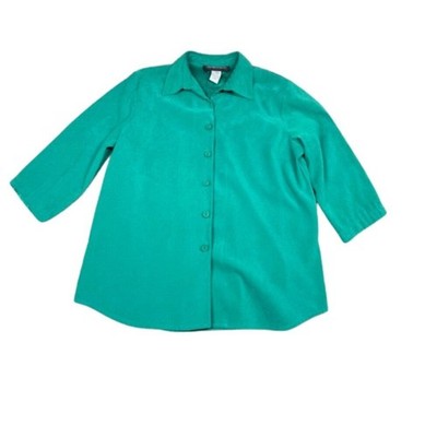 Sag Harbor Green Button Top Size 10P