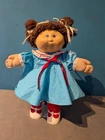 vintage cabbage patch doll, outfit AX Taiwan, birth certificate
