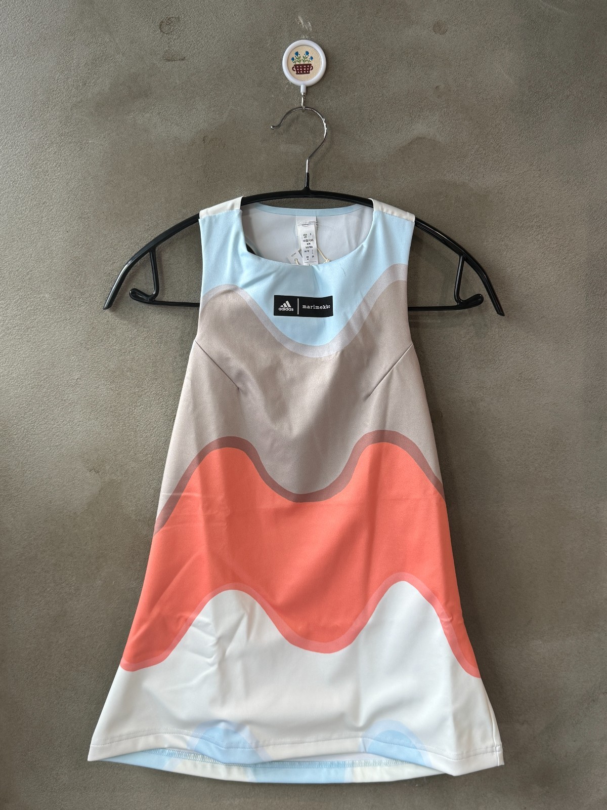 Adidas x Marimekko Premium Tennis Tank Womens Sports Top AsiaFit USS HU1803 15590₽