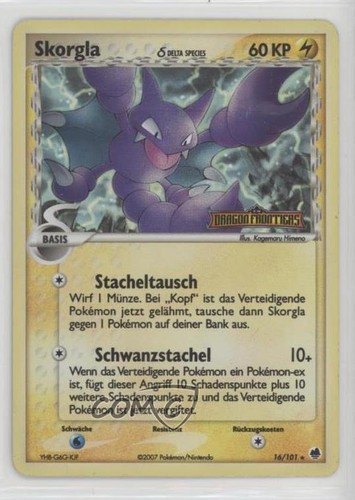 Gligar German Reverse Foil Pokémon EX Dragon Frontiers #16 2006