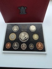 1998 Royal Mint United Kingdom 10-Coin Deluxe Proof Set with Certificate