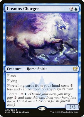 X 1 Cosmos Charger NM Kaldheim 051 MTG Magic The Gathering