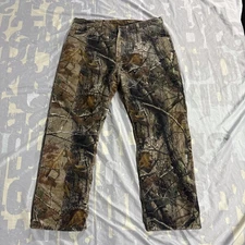 Vintage Realtree Camo Pants Size 40x32 Hunting Style Rare Wrangler Pro Gear