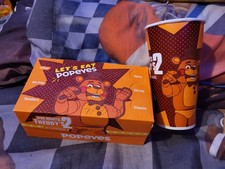 2025 Five Nights at Freddy's 2 Movie Popeyes Box And Cup Promo