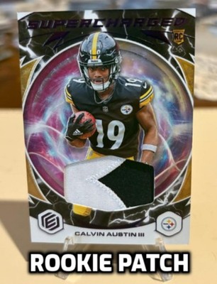 Panini NFL Elements 2022 Calvin Austin III Rookie RC Patch C4135