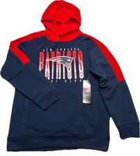 New England Patriots NFL Team Apparel Hoodie Sweatshirt Youth Size 14-16 80