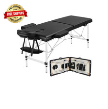 Cama De Masaje Port til Profesional Aluminio Camilla Plegable Con Bolsa NUEVO US