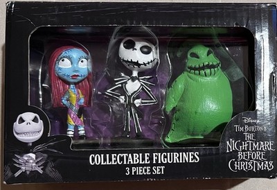 Kcare Disney Nightmare Before Christmas 3  Collectible Figurines 3 Pc Set in Box