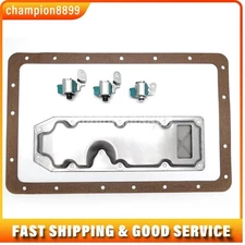 Transmission Solenoid Service Filter Kit TCC Lock Up Shift For Jeep A340 AW4