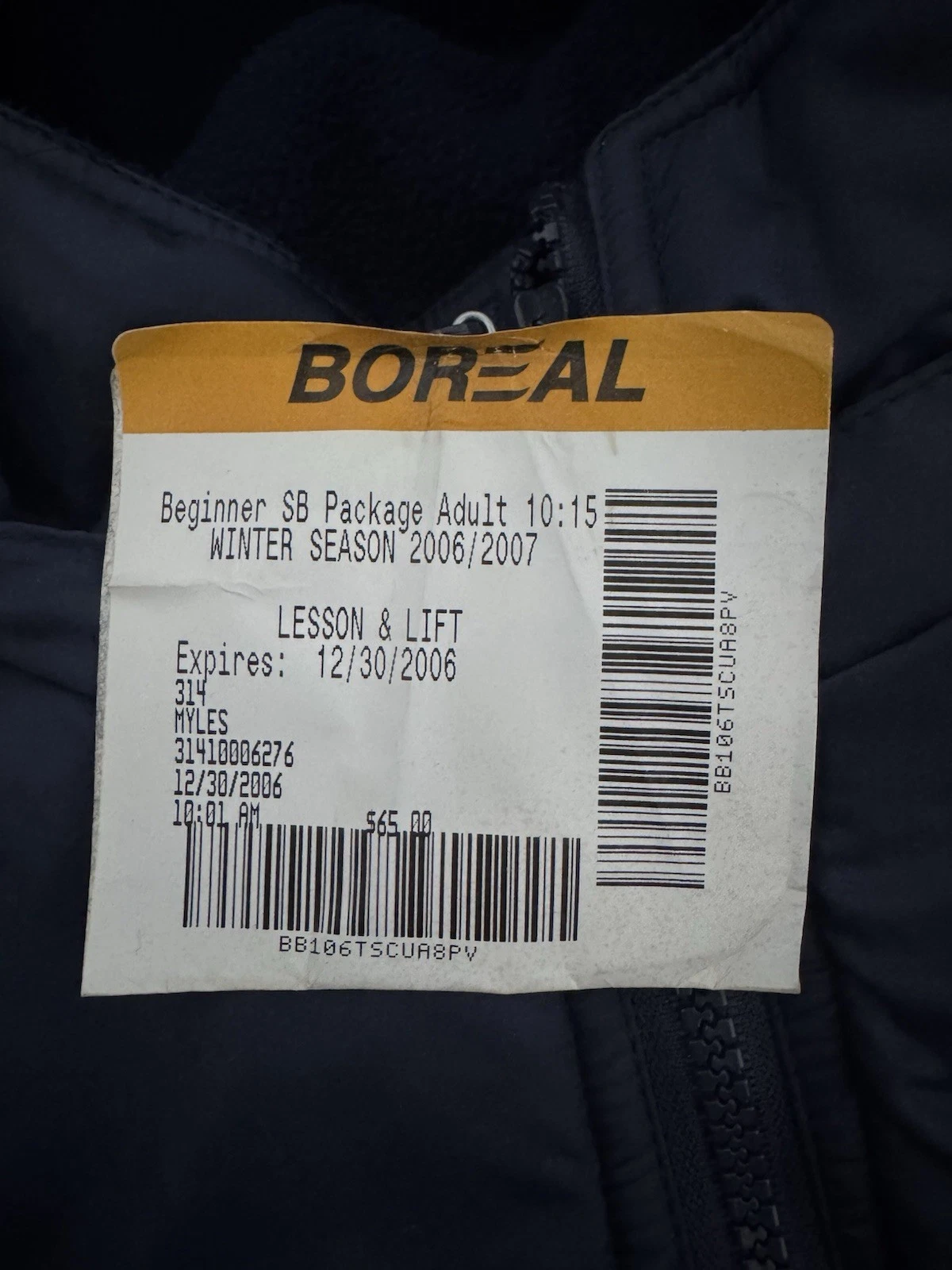 Tiger Collection Navy Blue Insulated Hooded Jacket Size L Nylons With Flaws image 3