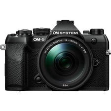 OM SYSTEM Olympus OM-5 Mark II Camera with M.ZUIKO 14-150mm Lens; Black V210072