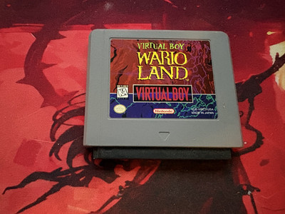 Virtual Boy Wario Land Nintendo Virtual Boy Game Authentic