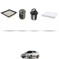 Hoffcar Wartungsset - 4 Filter FüR Subaru Impreza II 2.0 WRX 160KW Ab 2000