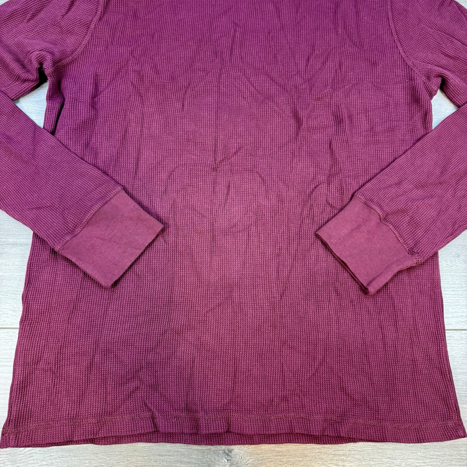 NWT Vtg Polo Jeans Company Ralph Lauren Thermal Waffle Knit Crew Neck LS thumbnail 10