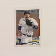 2014 Topps Series 1 Nick Castellanos #195 Rookie Card RC Detroit Tigers Padres. rookie card picture