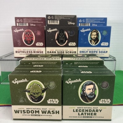 DR. Squatch Limited Edition Star Wars Soap, Zero & Heavy Grit