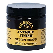 52FB Fiebing's Antique Leather Finish Medium Brown 4 Ounce