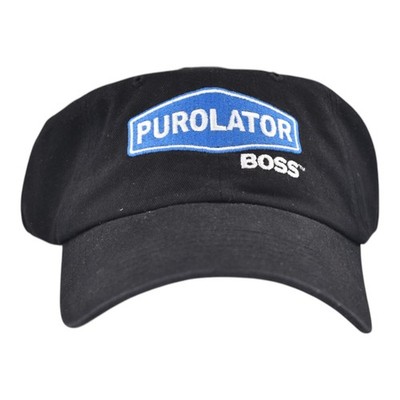 Purolator BOSS Black Baseball Cap One Size Fits All ''Nothing Gets By Us''
