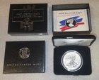 2026 American Eagle Silver One Ounce Enhanced Uncirculated Coin In HAND
