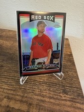 Topps 2006 Chrome Jonathan Papelbon #314 Black Refractor /549 Rookie MLB Card. rookie card picture