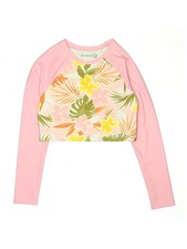 Abercrombie Kids Girls Pink Rash Guard 18