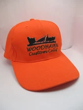 Woodhaven Custom Calls Hunting Cap / Hat Orange Hand Made Deer Turkey Calls
