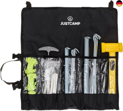 Zelt Zubehör Set Justcamp Griffin für Camping, Festival, Outdoor - 34 E
