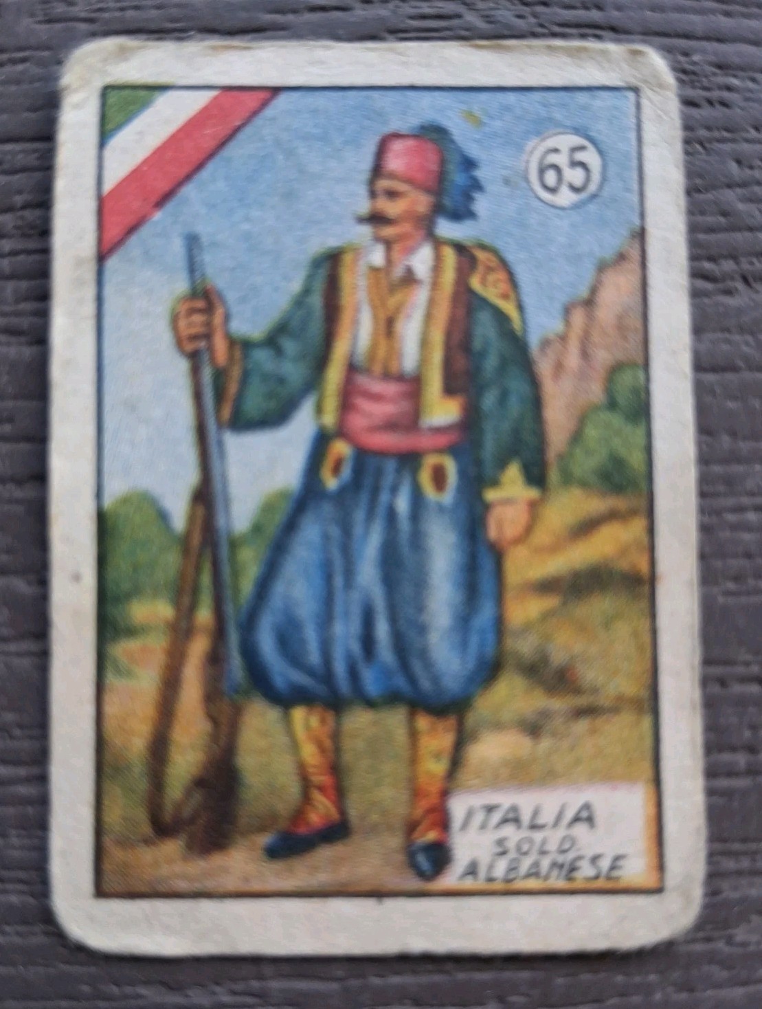 FIGURINA VENTURINI LA GUERRA NOSTRA N. 65 (V.A.V.)