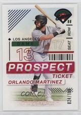 2024 Panini Prospect Edition Blue 24/199 Orlando Martinez #139 1a7j